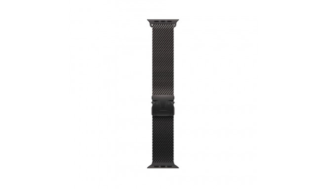 49mm Black Titanium Milanese Loop - Medium