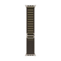 49mm Dark Olive Alpine Loop - Medium - Natural Titanium Finish