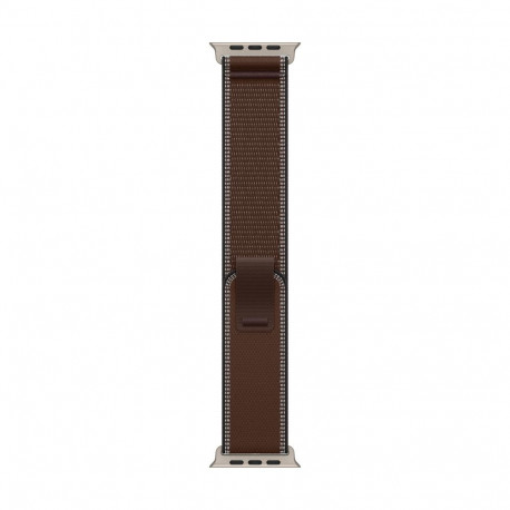 49mm Dark Umber Trail Loop - S/M - Natural Titanium Finish