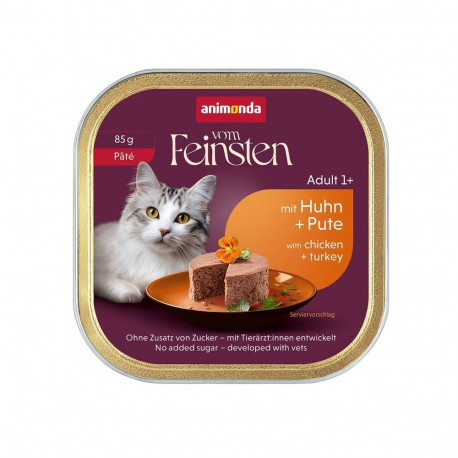 ANIMONDA Vom Feinsten märg kassitoit täiskasvanud kassidele, kana ja kalkuniga, 85g