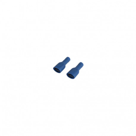 Faston pesa 6,35x0,81mm 1,5...2,5mm2 juhtmele, sinine isoleeritud, 100tk