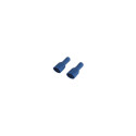 FLATPLUG.BLUE6.3X0.8mm FEMALE, 100pcs