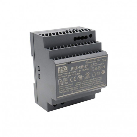 Toiteplokk DIN-liistule 92W 24V 3.83A -30 kuni 70C°
