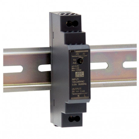 Toiteplokk DIN-liistule 15W 5V 2.4A -30 kuni 70C°