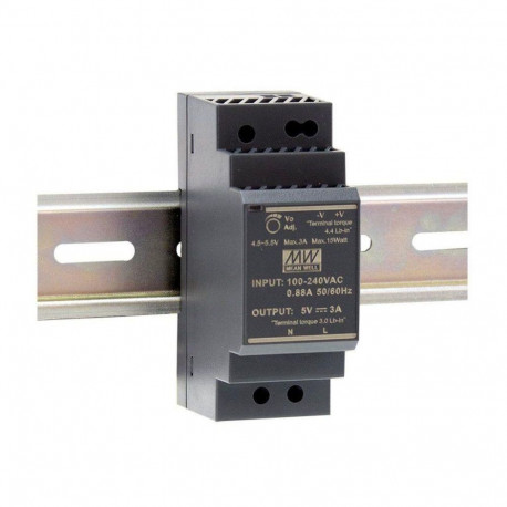 DIN rail power supply 24W 12V 2A