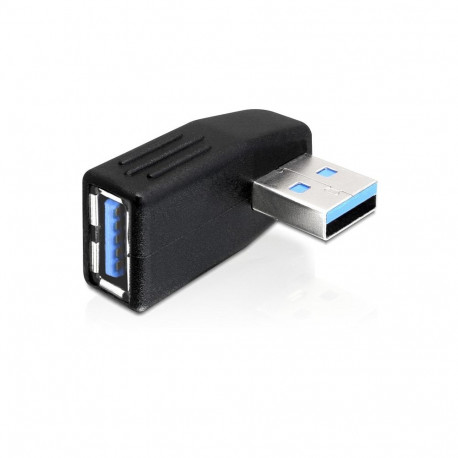 Adapter USB 3.0 male-female angled 270° horizontal