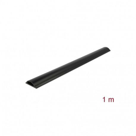 Kaablikaitse põrandale 1.0m, must, 50x12mm