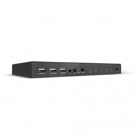 KVM Switch HDMI 18G, USB 2.0 & Audio, 4 Port