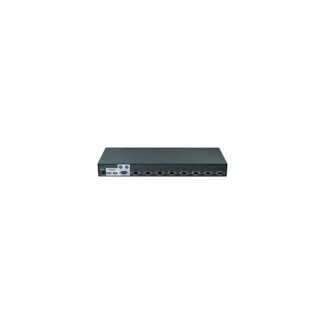 KVM switch: 8 porti, VGA, USB, PS/2, räkitav, kuni 2048x1536