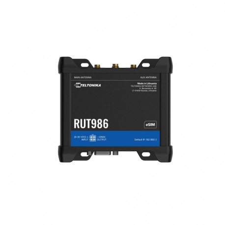 LTE 4G WLAN Router Dual SIM 4G LTE & WiFi cellular router with I/O, RS232, RS485, GNSS (GPS), USB in
