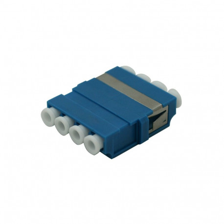 FO adapter singlemode LC quad sinine