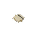 FO adapter multimode LC quad beez