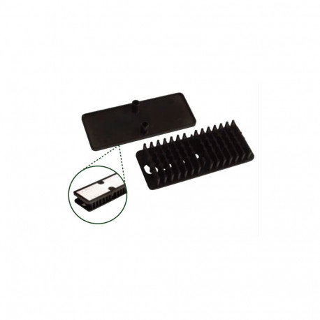 Accessory Black 9005 12/24 Splice Bridge & Lid Label & Double - sided pad attached