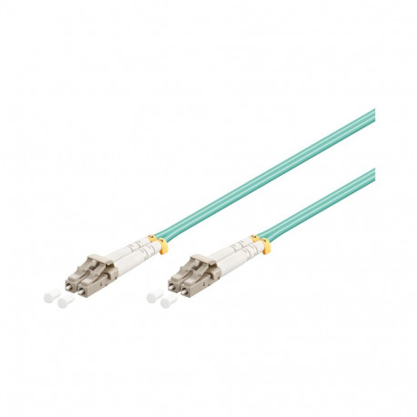AFL Patchcord Premium  LC - LC OM4 RBS AQUA LSZH 2F 2.0mm ZDPX 15M (Short Boot)