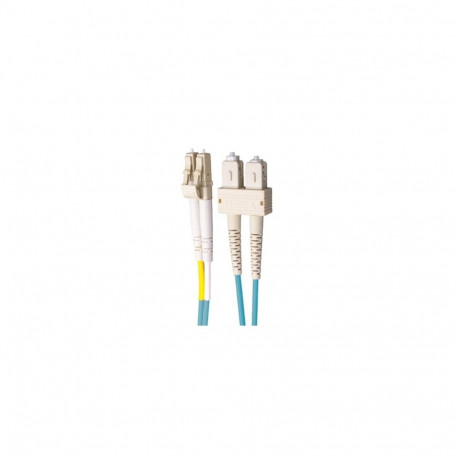 FO jätkukaabel multimode LC-LC duplex OM4 Aqua LSZH 2F 2.0mm ZDPX  1.0m