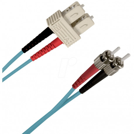 Enhanced SC - ST OM3 RBS AQUA LSZH 2F 3.0mm ZDPX 1M