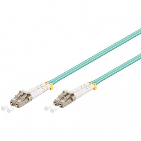 FO jätkukaabel multimode LC-LC duplex OM3  Aqua 3.0m