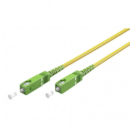 FO jätkukaabel singlemode SC/APC-SC/APC simplex, 3.0m, G.657.A2, Kollane