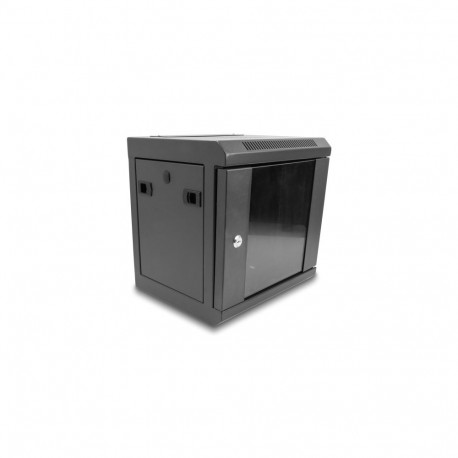 Seinakapp 6U 350x340x280 klaasuks, k,l,s, 10 tolli, must