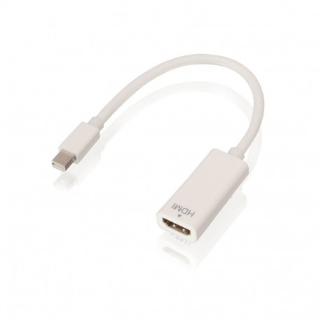 Üleminek Mini DisplayPort (M) - HDMI (F), 4K@30Hz Passive 0.15m, valge