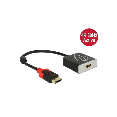 Delock Adapter Displayport 1.2 male > HDMI female 4K 60 Hz Active