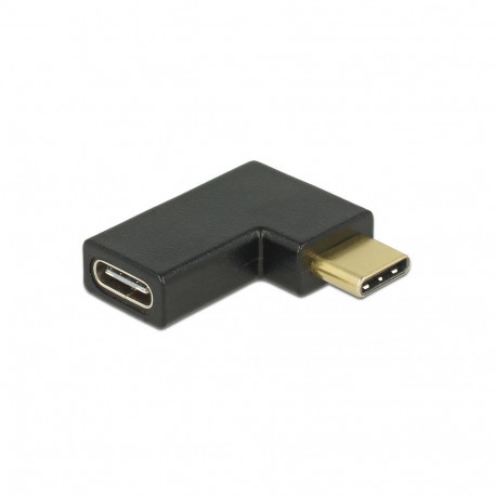 Delock Adapter SuperSpeed USB 10 Gbps (USB 3.1 Gen 2) USB Type-C™ male > female angled left / right