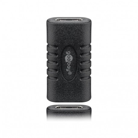 Adapter USB-C (F) to USB-C(F), black