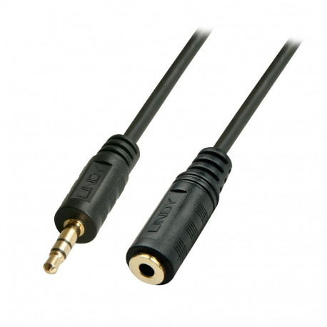 3.5mm pikenduskaabel 3.0m, must, PREMIUM
