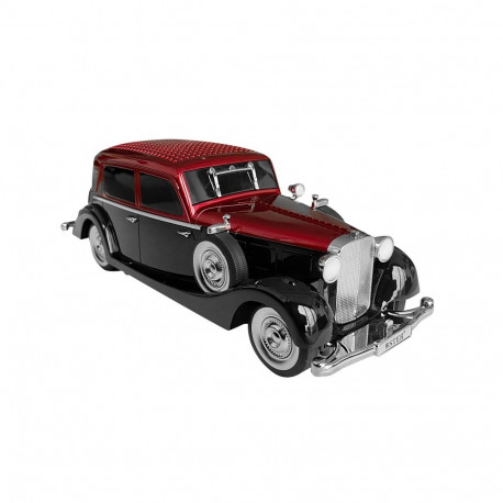 Głośnik bluetooth retro ws-1934 ,10w,radio fm,usb, tf,wyświetlacz led,akumulator 1500mah,czerwono-cz