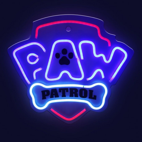 Wiszący neon led na plexi psi patrol – logo ow-130146