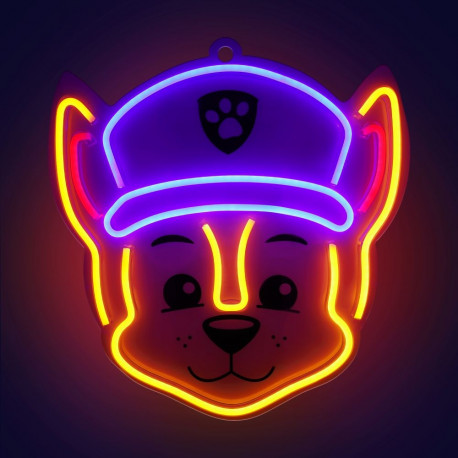 Wiszący neon led na plexi psi patrol – chase ow-130346