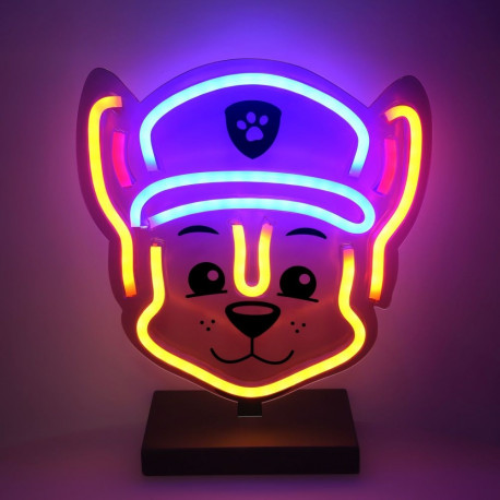 Neon led na podstawce psi patrol – chase ow-120346