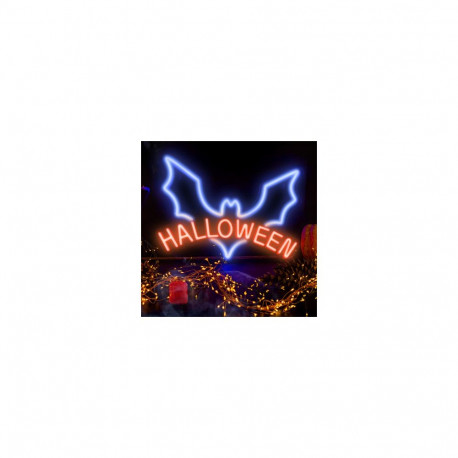 Neolia LED-pleksineoon Halloween NNE17, sinine-punane