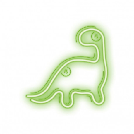 Neolia LED-neoonvalgusti dinosaurus NNE01, roheline