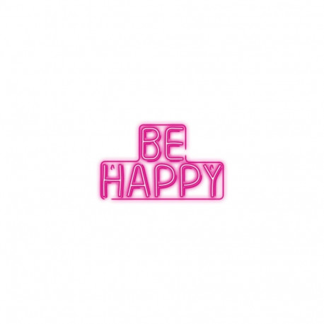Neolia LED-pleksineoon Be Happy NNE10, roosa