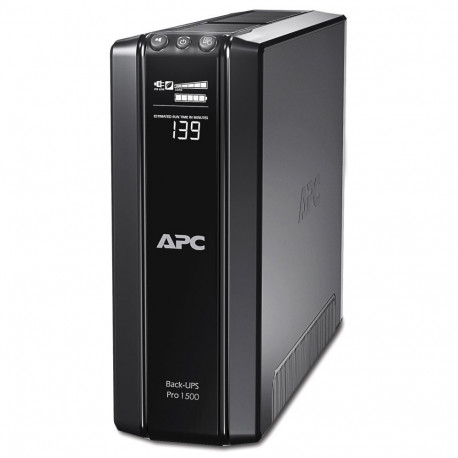 Schneider Electric APC Back-UPS Pro, 1500VA/865W, Tower, 230V, 10x IEC C13 outlets, AVR, LCD, User R