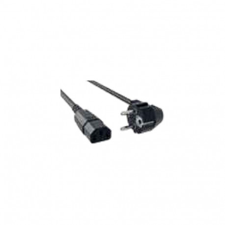 BACHMANN toitejuhe H05VV-F 3G1,5, sw, L:1,5, CEE7/7 / C13