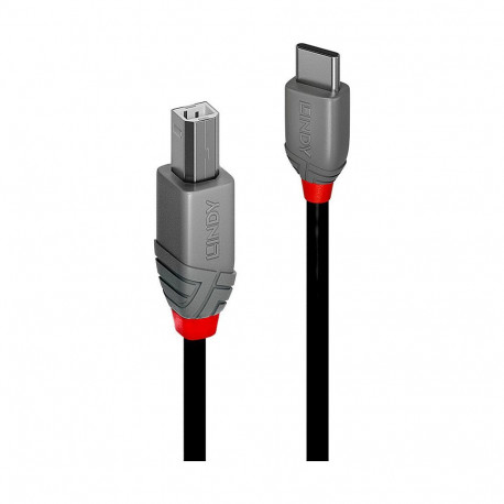 "2m USB 2.0 Typ C an B Kabel Anthra Line"