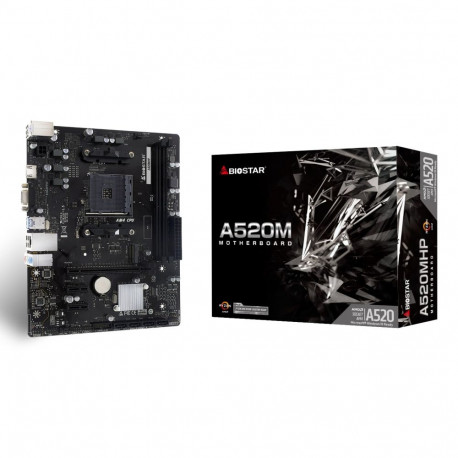 Biostar A520MHP motherboard AMD A520 Socket AM4 micro ATX