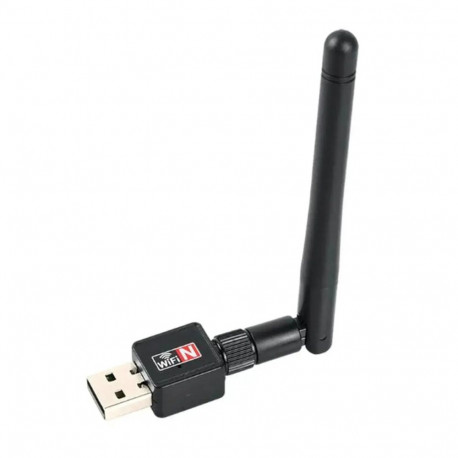 Fusion wireless Wi-Fi adapter with antenna (2.4GHz | USB 2.0, Wireless, 600 Mbps, IEEE 802.11b|g|n)