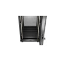 Lanberg FF01-6624-23BL rack cabinet 24U Freestanding rack Black