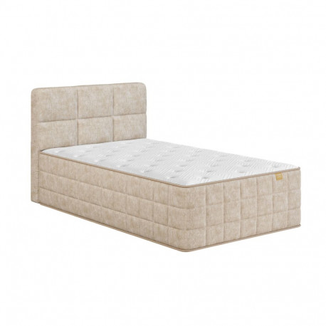 Continental bed EVENING ZONE 120x200cm, beige
