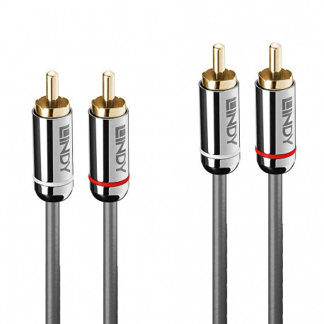 2xRCA kaabel 3.0m, kullatud kontaktid, PVC ja Halogeeni vaba CROMO