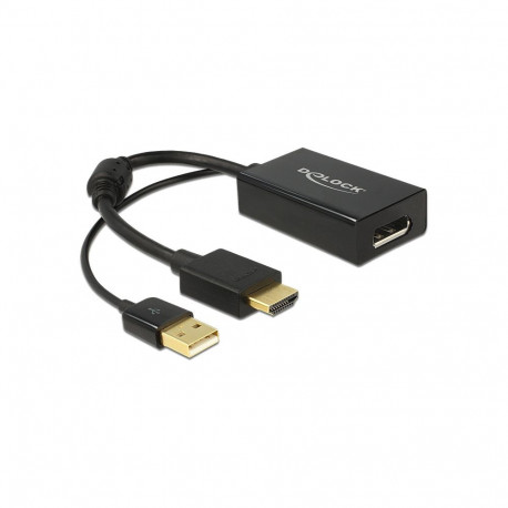 Adapter HDMI-A male > Displayport 1.2 female black