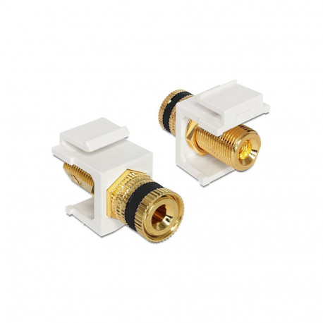Delock Keystone module binding post > thread nut black