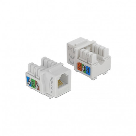 Delock Keystone Module RJ12 F > LSA Cat.3 UTP white