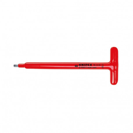 Screwdriver for hexagon socket screws With T-handle 8,0mm 1000V