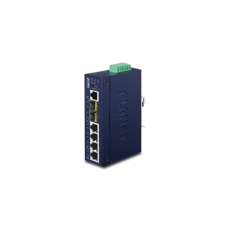 Switch: 4 x 10/100/1000Mbps, 2 x 1G/2.5G SFP, 1 x RJ-45 console, Layer 2/4
