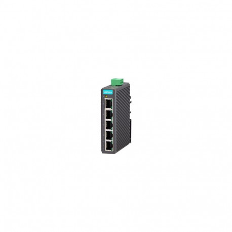 Unmanaged Ethernet switch with 5 10/100BaseT(X) ports, plastic housing, -10 to 60°C