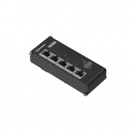 Switch: 5 x 10/100BaseT(X) PoE+ , -40 kuni 75°C, DIN-liistule, 7-57 VDC, PoE input  44 - 57 VDC, 120